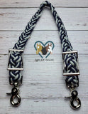 Navy & Silver Wither Strap