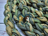 Camo, Dark Green, Brown & Black Lead Rope