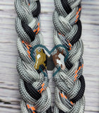 Tree Stand Camo, Gray, White & Black Neck Rope