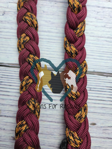 Leopard & Burgundy Wither Strap