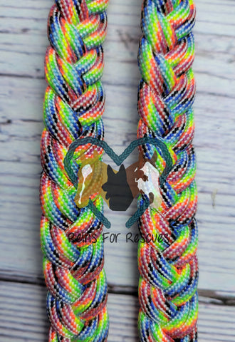 Light Stripes 6 ft Adjustable Riding Reins