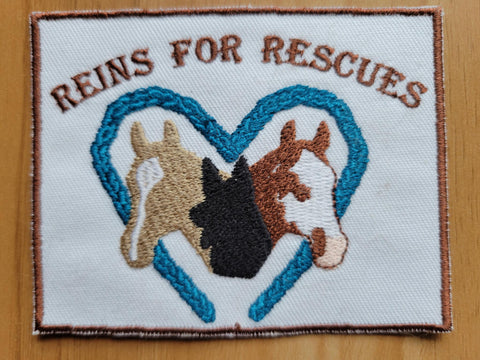 OFFICIAL Reins for Rescues Patch