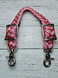 Rose Pink, Red & BLING Pony Wither Strap