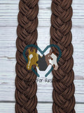 6 foot Walnut Adjustable Riding Reins