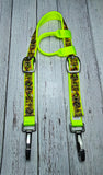 Neon Yellow w/Trim One-Ear Horse Headstall