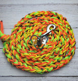 Hippy with Yellow, Neon Green & Orange Lead Rope