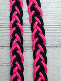 Black, Hot Pink with Fuchsia X Basic Reins