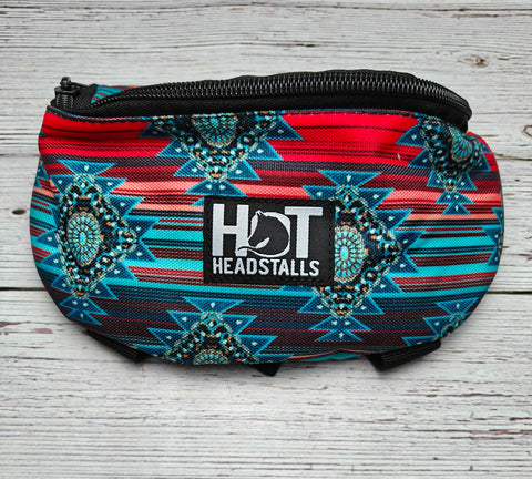 Aztec Serape Saddle Pouch