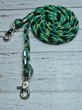 Mint Diamonds, Black & Light Green Basic Reins