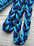 Royal Blue, Black & Blue Diamonds Neck Rope