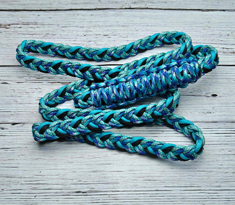 Ice Wave, Blue, Black & White Neck Rope