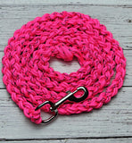 Hot Pink with Black X Lead Rope