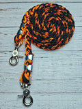 Flame, Orange & Black Basic Reins