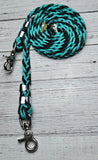 Turquoise & Black Basic Reins