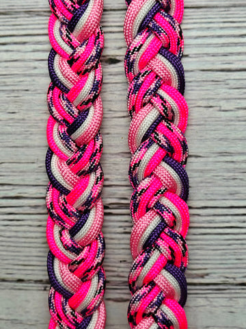 Hot Pink, Purple & Country Girl Camo Adjustable Reins