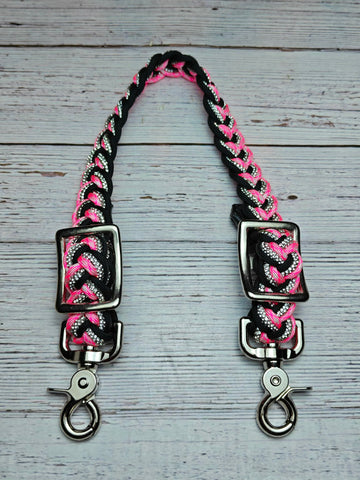 Valentine, Black & Clear BLING Wither Strap