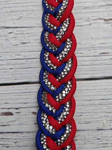 Red, White & BLING Wither Strap