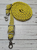 Yellow & BLING Adjustable Riding Reins