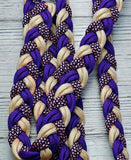 Acid Purple, Cream & Pink Diamonds Neck Rope