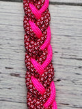 Pink Diamonds & Hot Pink Wither Strap