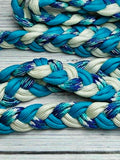 Icy Winter, White & Turquoise Neck Rope