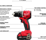 Milwaukee Cordless Impact & Drill Driver Tool Combo RAFFLE