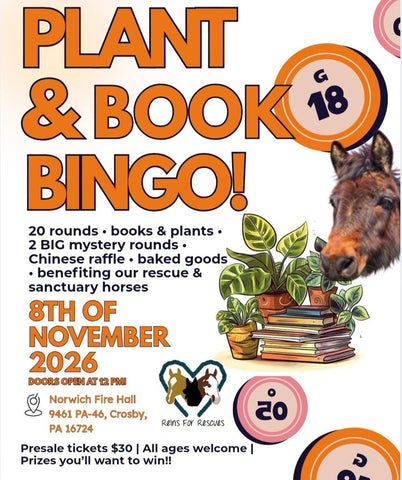 Plant & Book Bingo Ticket