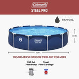 Coleman Steel Pro 12 ft. x 33 in. Above Ground Pool Raffle