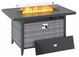 43" Rattan Propane Fire Pit RAFFLE