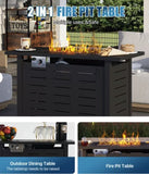 42" Outdoor Propane Fire Pit Table RAFFLE