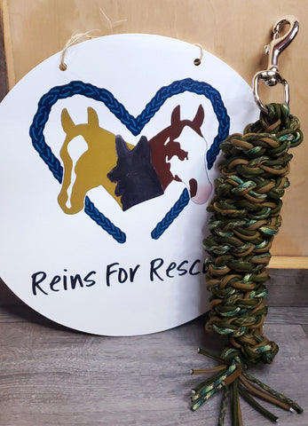 Green Camo Lead Rope