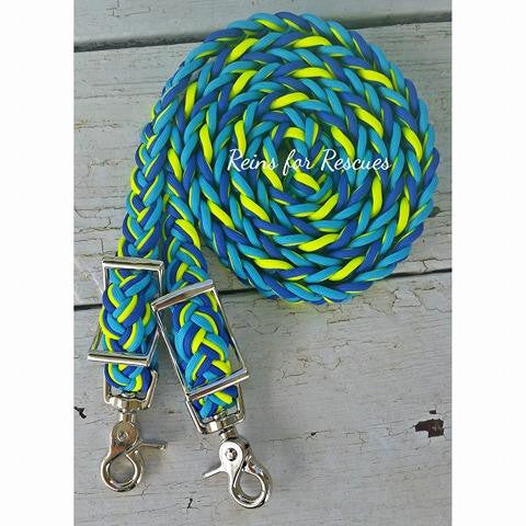 RESCUE LINE:  "Maggie's Second Chance" Adjustable Riding Reins