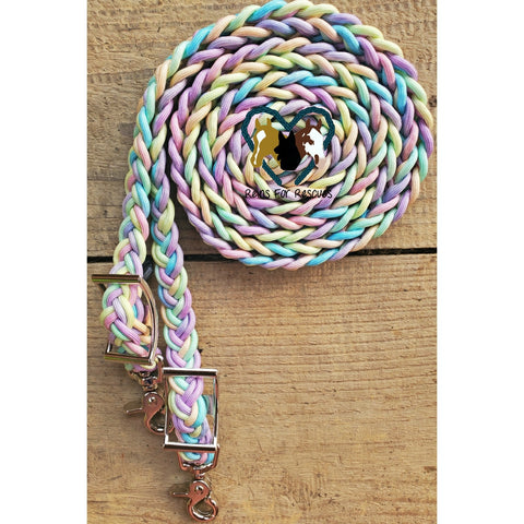 Fruit Loops Ombre Adjustable Riding Reins