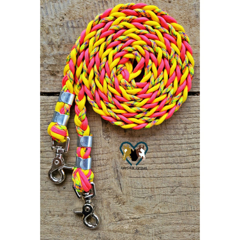 Yellow, Hot Pink and Explode Basic Reins
