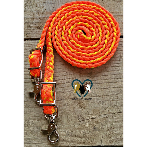 Orange and Search N Rescue Adjustable Reins