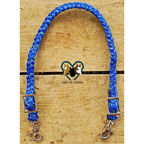 Blue with Glow in the Dark Fleck Wither Strap