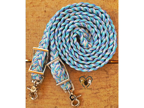 Oceans Waves and Silver Adjustable Reins