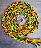 Orange, Lime, Yellow and Black Lead Rope