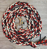 Red, Black, And White Lead Rope
