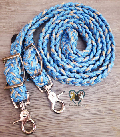 Red, Black and White Patterned Lead Rope – Reins for Rescues