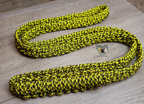 Black and Yellow Checkered Neck Rope