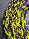 Purple & Neon Yellow Combo Lead Rope
