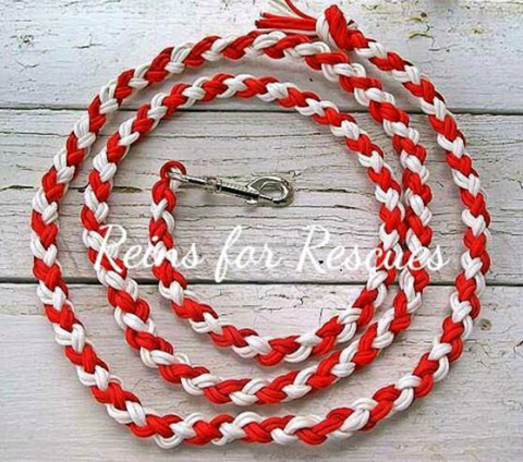 Red & White Lead Rope - Candy Cane