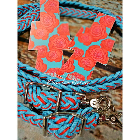 Red Rose & Turquoise Collection with Stirrupz